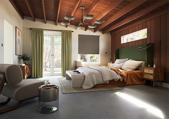 Trinity (Blackout), Truffle - Twist&Fit Roller Blind - Image 7